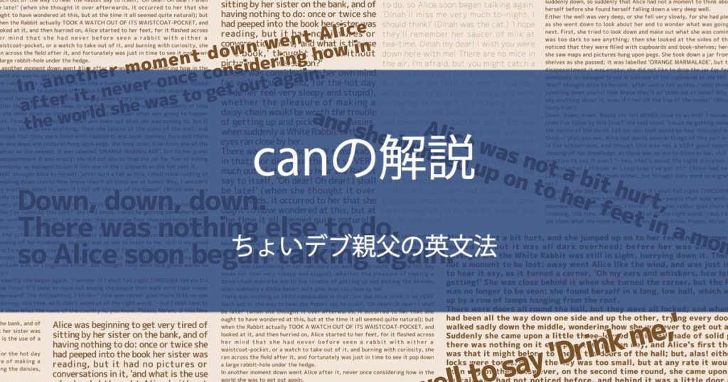 canの解説